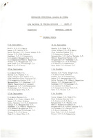 Calendarios temporada. 1989-1990