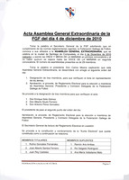Actas de asamblea general año 2010
