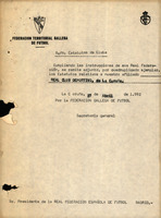 R. 1-039. REAL CLUB DEPORTIVO. A Coruña