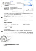 R. 1-002. SOCIEDAD DEPORTIVO SIN QUERER. A Coruña