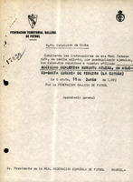 R. 1-142. SOCIEDAD DEPORTIVA  XUVENTU AGUIÑO. Santa Uxia de Ribeira, Ribeira