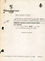 R. 1-346. MERCURIO SOCIEDAD DEPORTIVA. Iñas