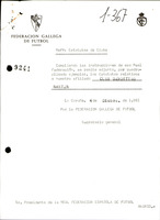 R. 1-367. CLUB DEPORTIVO NANTÓN. A Piolla