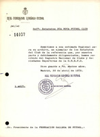 R. 1-95. RÚA NOVA FÚTBOL CLUB. Santiago de Compostela