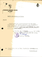 R. 1-401. CLUB S.C.D. SAN CRISTOBAL DAS VIÑAS. Igresario, San Cristobal das Viñas