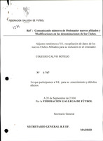 R. 1-764. CLUB FUTBOL RIALEDA-BETANZOS. Betanzos.