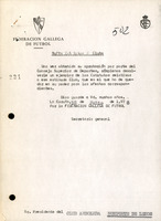 R. 1-502. CLUB ARBOLEDA. Monforte de Lemos