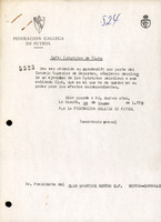 R. 1-524. CLUB SPORTING BERTOA C.F. Bértoa, Carballo.