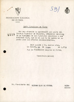 R. 1-531. MEIRAS CLUB DE FUTBOL. Meira