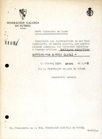 R. 2-016. SOCIEDAD DEPORTIVA SARRIANA. Sarria