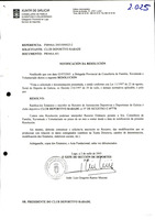 R. 2-025. CLUB DEPORTIVO RABADE. Rabade