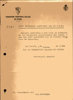 R. 2-036. SOCIEDAD DEPORTIVA MONTERROSO. Monterroso