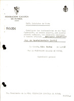 R. 2-057. SOCIEDAD DEPORTIVA POL. Mosteiro. Pol