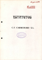 R. 2-233. CLUB DE FUTBOL CARNICOS RIO S.L. Riotorto
