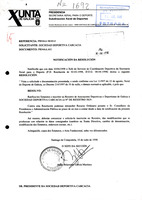 R. 1-692. SOCIEDAD DEPORTIVA CARCACIA. Pousada, Carcacia, Padrón