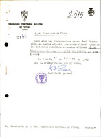 R. 2-075. CLUB DEPORTIVO ALFOZ. Alfoz de Castro de Oño