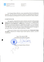 R. 2-303. AGRUPACIÓN DEPORTIVA LUIS PIMENTEL A PIRINGALLA. Lugo