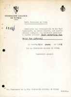 R. 3-010. CLUB DEPORTIVO LA RUA. La Rua, Ourense