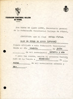 R. 3-018. ANTELA FÚTBOL CLUB. Xinxo de Limia