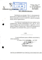 R. 3-290. E.D. CONCELLO DE XINZO DE LIMIA. Xinzo de LImia