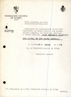 R. 3-038. SOCIEDAD DEPORTIVA SAN AMARO. San Amaro, A Coruña