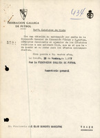 R. 1-434. CLUB XUVENTUD XAVESTRE F.C. Xavestre, Trazo