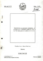 R. 3-046. CLUB CAFETERIA ALASKA 22 F.S. Ourense