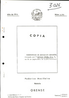 R. 3-026. MOURELO SPORT, F.S. Ourense