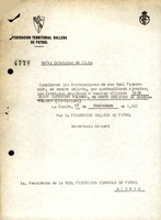 R. 4-196. CLUB UNIÓN DEPORTIVA VILABOA. Santa Cristina de Cobras, Vilaboa