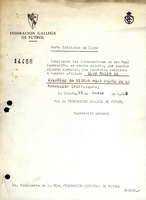 R. 4-230. CLUB RACING DE VILARIÑO. Vilariño, Nigrán