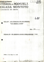 R. 4-261. CLUB DEPORTIVO LANTAÑO. Lantaño, Beceiro, Portas