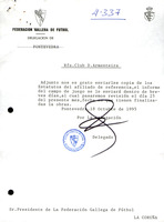 R. 4-337. CLUB D. ARMENTEIRA. Meis