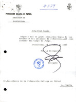 R. 4-339. CLUB DEPORTIVO BAMIO. Vilagarcia de Arosa