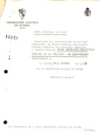 R. 4-121. SOCIEDAD DEPORTIVA CRISTO DE LA VICTORIA. Coya, Vigo