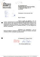 R. 4-374. ESCUELA DE FUTBOL PORTERO 2000. Pontevedra