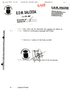 R. 4-423. CLUB ESCOLAS DEPORTIVAS MUNICIAIS DE SALCEDA. Salceda