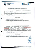 Expediente de actas da asamblea da Federación, 2016