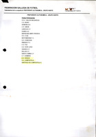 Calendario Tempada 2012-2014