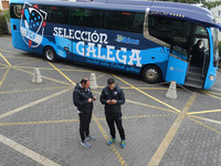 AAAFOTOS 2016-2017 GALICIA VS CATALUÑA FÚTBOL FEMENINO FOTOS Equipo-autobus