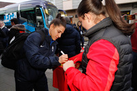 AAAFOTOS 2016-2017 GALICIA VS CATALUÑA FÚTBOL FEMENINO FOTOS Llegada A Lomba