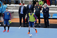 AAAFOTOS 2017-2018 FÚTBOL SALA ESPAÑA VS FINLANDIA España vs Finlandia Pontevedra SELECCIONADOR Y...