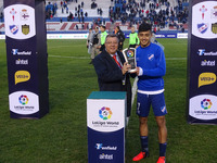 Uruguay Torneo Celta - Depor en Montevideo Celta - Nacional Entrega copa y mvp
