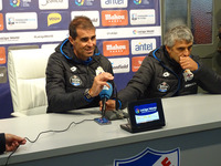 Uruguay Torneo Celta - Depor en Montevideo Rueda de prensa Garitano